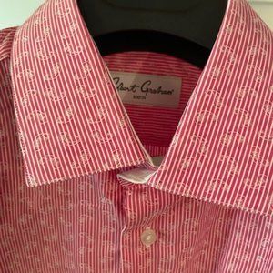 Robert Graham Dress Shirt 15.5 Neck 39 Excellent